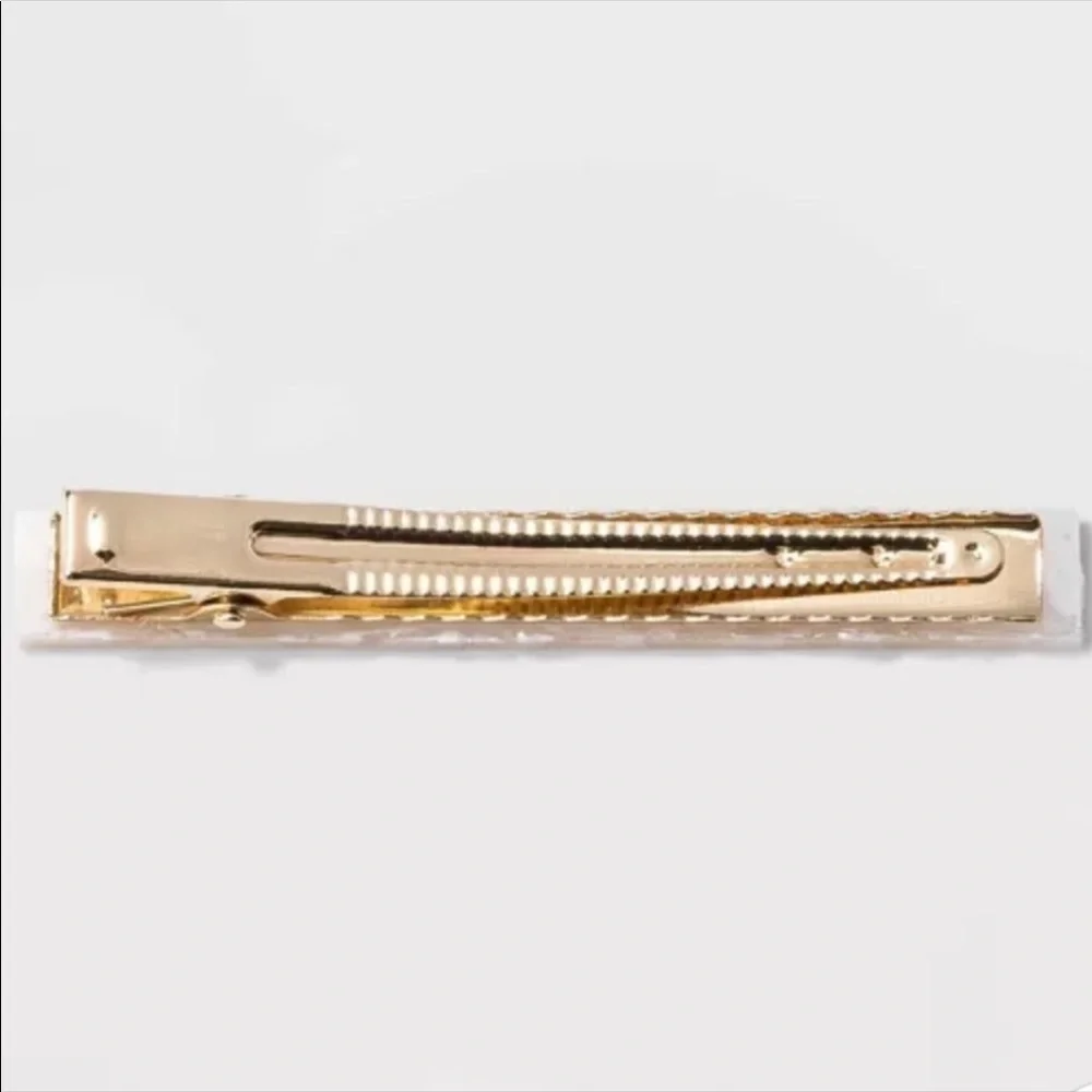 🔥a new day - Gold Bar Barrette Hair Clip - OS